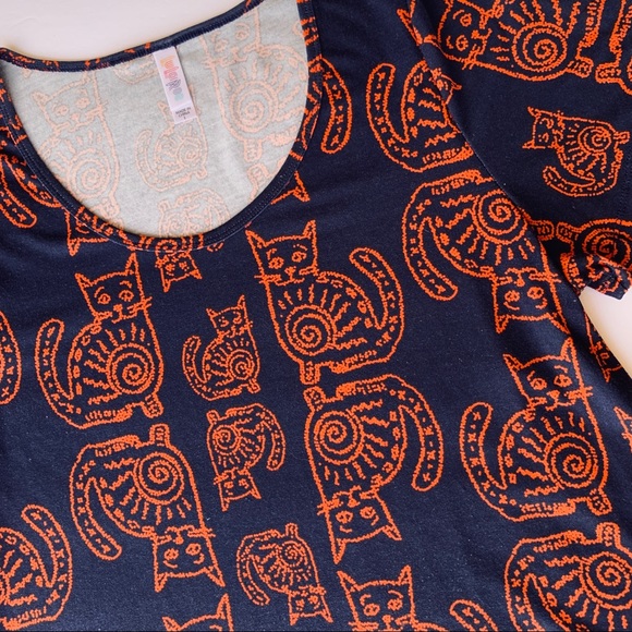 Lularoe Classic T Cats Meow Kitty NEW L - Picture 3 of 7